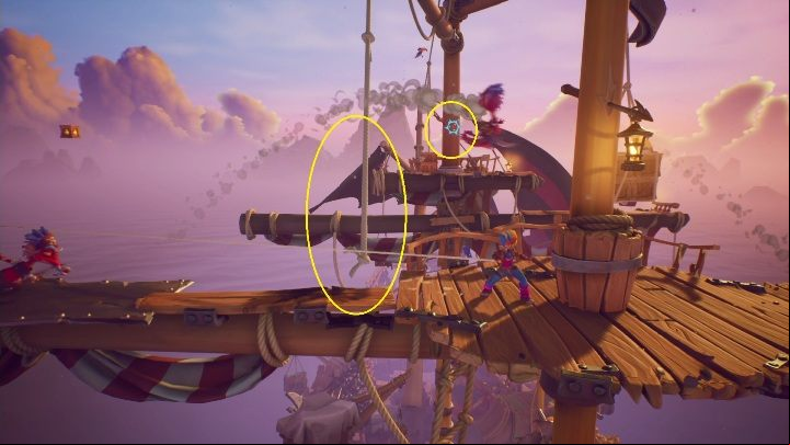 Once you get on the other ship, it's a piece of cake - Crash 4: Hook, Line and Sinker walkthrough - Salty Wharf, 1717 - Crash 4 Guide, Walkthrough