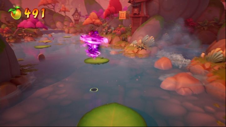 One last jump and you're almost there - Crash 4: Give It a Spin walkthrough - Tranquility Falls, 1402 - Crash 4 Guide, Walkthrough