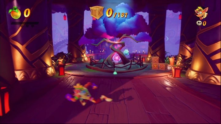 You can collect 187 boxes on Off-Balance - Crash 4: Off-Balance walkthrough - Tranquility Falls, 1402 - Crash 4 Guide, Walkthrough