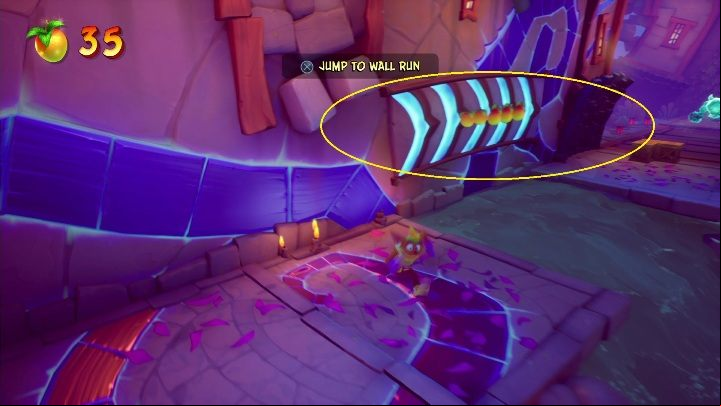 We'll start by learning the new mechanic - Crash 4: Off-Balance walkthrough - Tranquility Falls, 1402 - Crash 4 Guide, Walkthrough