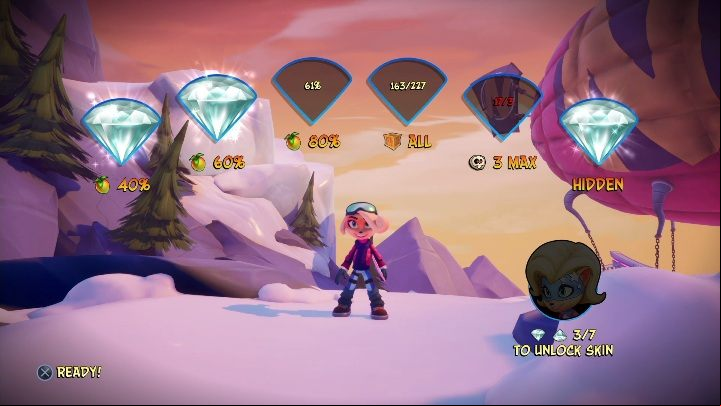 You can get 6 gems on Bears Repeating - Crash 4: Bears Repeating walkthrough - The 11th Dimension - Crash 4 Guide, Walkthrough