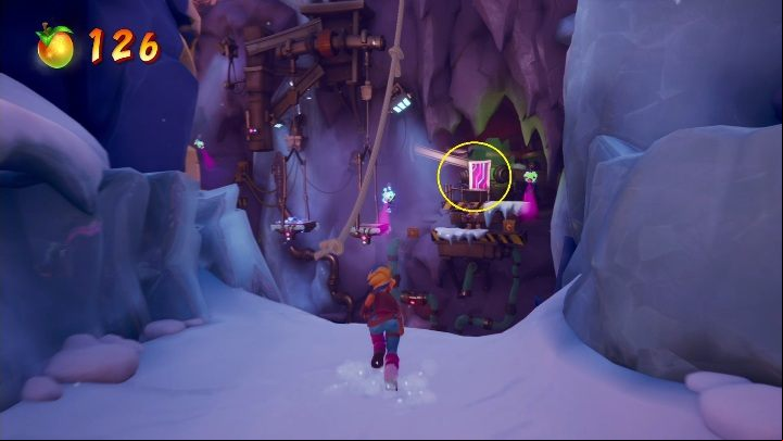 To get through you have to catch a certain point - Crash 4: Building Bridges walkthrough - The 11th Dimension - Crash 4 Guide, Walkthrough