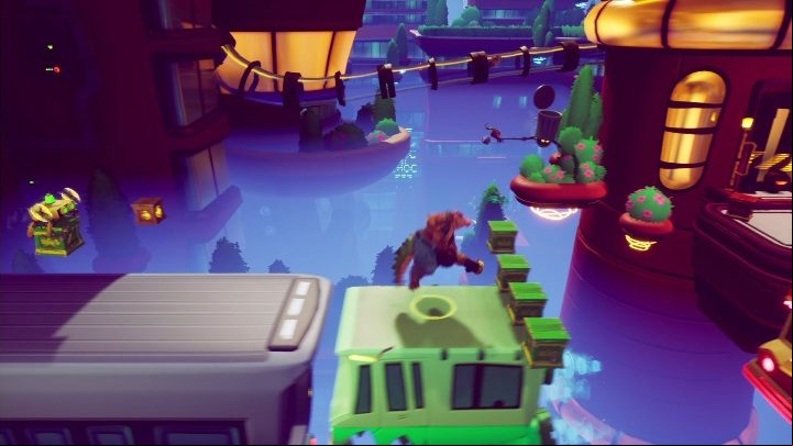 It's one of the most difficult sequences, you have to jump over cars to get to the last platform - Crash 4: Rush Hour walkthrough - The Sn@xx Dimension, 3023 - Crash 4 Guide, Walkthrough