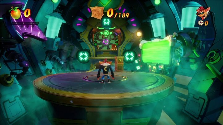 There are 189 crates to smash on Out for Launch - Crash 4: Out for Launch walkthrough - Bermugulas Orbit, ??? - Crash 4 Guide, Walkthrough