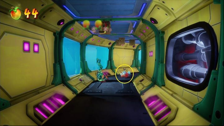 Going forward you will encounter small opponents who do not pose a big threat - Crash 4: Out for Launch walkthrough - Bermugulas Orbit, ??? - Crash 4 Guide, Walkthrough