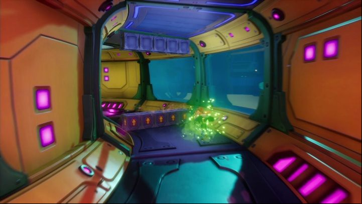 Now you'll encounter bouncing boxes - Crash 4: Out for Launch walkthrough - Bermugulas Orbit, ??? - Crash 4 Guide, Walkthrough