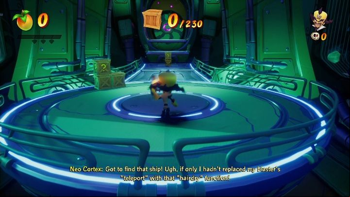 There are 230 chests to smash during Shipping Error - Crash 4: Shipping Error walkthrough - Bermugulas Orbit, ??? - Crash 4 Guide, Walkthrough