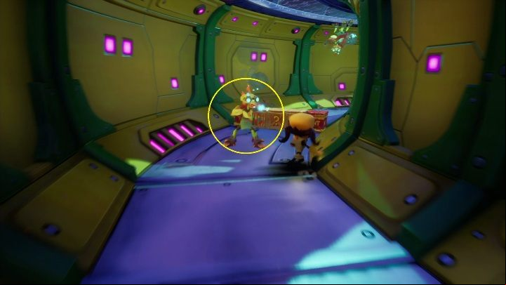 You'll encounter some firearm-wielding opponents - Crash 4: Shipping Error walkthrough - Bermugulas Orbit, ??? - Crash 4 Guide, Walkthrough