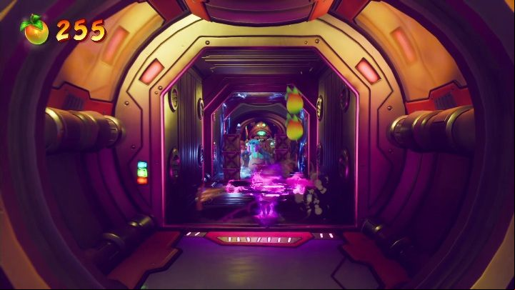 Further ahead, you will receive a mask that allows you to eliminate opponents extremely quickly - Crash 4: Stowing Away walkthrough - Bermugulas Orbit, ??? - Crash 4 Guide, Walkthrough