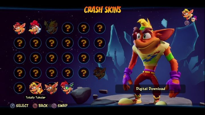 How to unlock: the digital version - Crash 4: Crash skins - how to unlock? - Heroes skins - Crash 4 Guide, Walkthrough