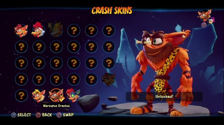 How to unlock: available from the beginning of the game - Crash 4: Crash skins - how to unlock? - Heroes skins - Crash 4 Guide, Walkthrough