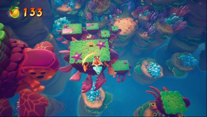 The next stage will be very unpleasant to all people with acrophobia - Crash 4: Crash Landed walkthrough - Bermugulas Orbit, ??? - Crash 4 Guide, Walkthrough