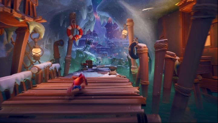 There are 153 chests on the Snow Way Out map - Crash 4: Snow Way Out - demo walkthrough - Demo walkthrough - Crash 4 Guide, Walkthrough