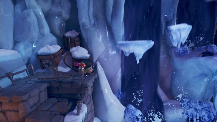 Another sequence where you will need the time-stopping mask - Crash 4: Snow Way Out - demo walkthrough - Demo walkthrough - Crash 4 Guide, Walkthrough