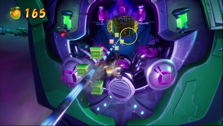 You'll get the tape right behind the second pipe on which you slide - Crash 4: All Secret tapes - list, location - Secrets - Crash 4 Guide, Walkthrough