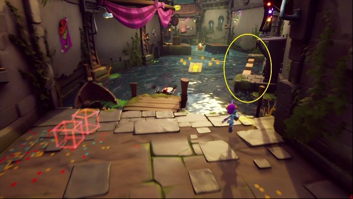 At the very beginning of the level, you will see a boat you should jump on - Crash 4: Yellow Gem - where to find, location of the diamond - Special Gems - Crash 4 Guide, Walkthrough