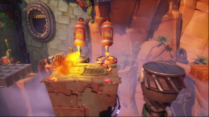 When you get to the end of the board, you're back on the Crash Compactor map - Crash 4: Red Gem - where to find, location of the diamond - Special Gems - Crash 4 Guide, Walkthrough