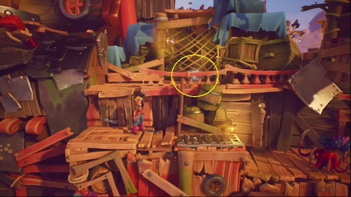 The hidden gem is on the elevation, near the mast - Crash 4: All Hidden Gems - list, location - Secrets - Crash 4 Guide, Walkthrough