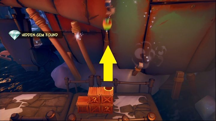 Jump on the boxes and jump as high as you can - Crash 4: All Hidden Gems - list, location - Secrets - Crash 4 Guide, Walkthrough