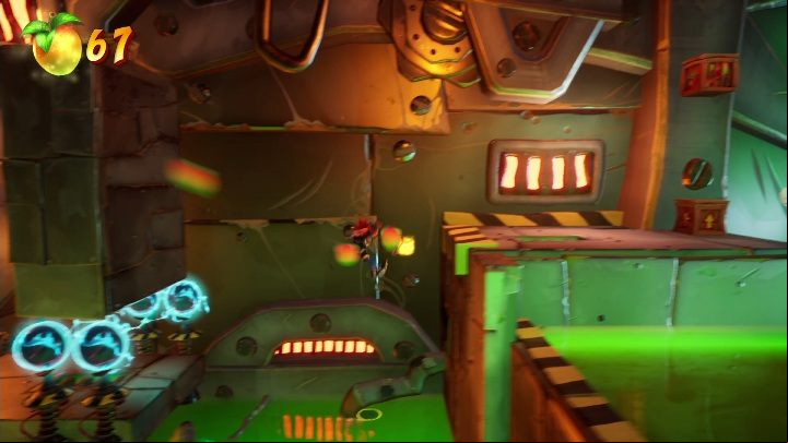Further ahead you will encounter an interesting part of the level - Crash 4: Secret stage - how to unlock? - Secrets - Crash 4 Guide, Walkthrough