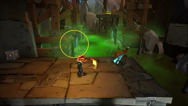 Once there, you must once again bounce from the platforms - Crash 4: Secret stage - how to unlock? - Secrets - Crash 4 Guide, Walkthrough