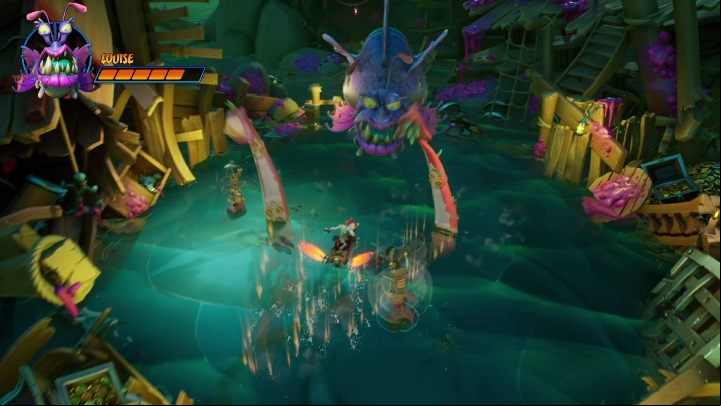 After the first one is destroyed, two of them will appear - Crash 4: Louise boss fight - how to beat? - Bosses - Crash 4 Guide, Walkthrough