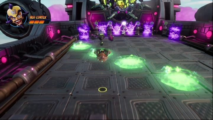 After the series of waves, another spinning opponent will appear - Crash 4: Neo Cortex boss fight - how to beat? - Bosses - Crash 4 Guide, Walkthrough