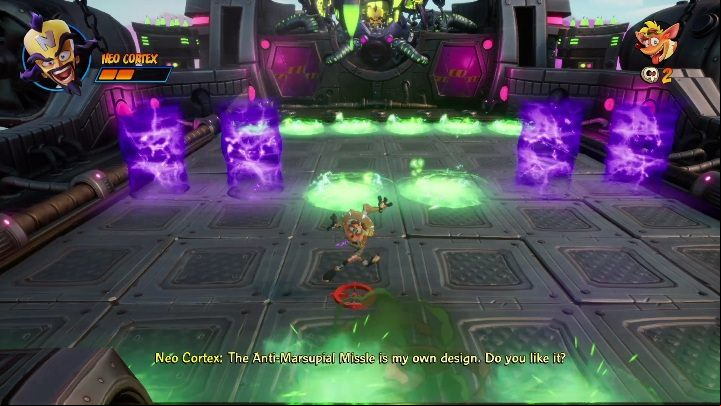 It's time for a combination of the first and the second stage - Crash 4: Neo Cortex boss fight - how to beat? - Bosses - Crash 4 Guide, Walkthrough