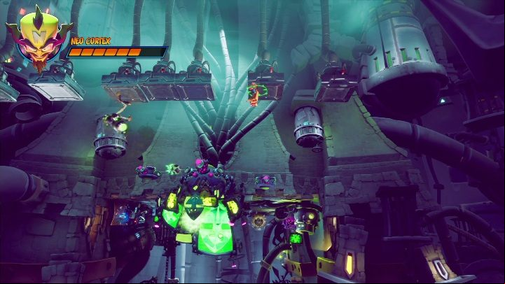 After ing the lasers, reach the opponent and kick him - Crash 4: Neo Cortex, final battle - how to beat? - Bosses - Crash 4 Guide, Walkthrough