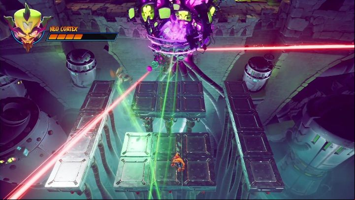Ultimately, hit all the opponents that appear on the map - Crash 4: Neo Cortex, final battle - how to beat? - Bosses - Crash 4 Guide, Walkthrough