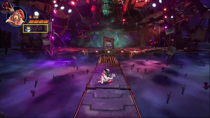 to step back a little after each slide - Crash 4: N. Gin boss fight - how to beat? - Bosses - Crash 4 Guide, Walkthrough