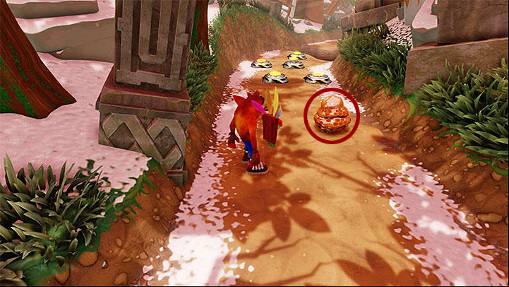 If youve managed to complete the bonus round, make your way forward and stop by the junction shown on screenshot 1 - Diggin It | Crash Bandicoot 2 | Levels - Crash Bandicoot 2 - Alpine Warp Room - Crash Bandicoot N. Sane Trilogy Game Guide