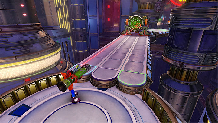 Start exploration of the city - Gone Tomorrow | Crash Bandicoot 3 | Levels - Crash Bandicoot 3 - Future location - Crash Bandicoot N. Sane Trilogy Game Guide