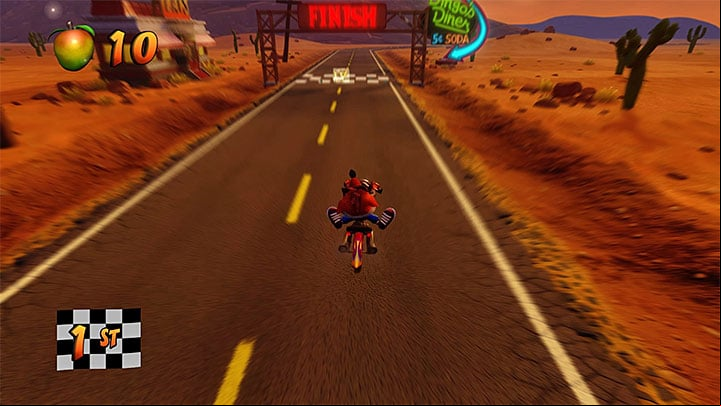 After you have smashed all of the crates and obtained a clear gem, repeat the race and focus on crossing the finishing line first - Orange Asphalt | Crash Bandicoot 3 | Levels - Crash Bandicoot 3 - Future location - Crash Bandicoot N. Sane Trilogy Game Guide