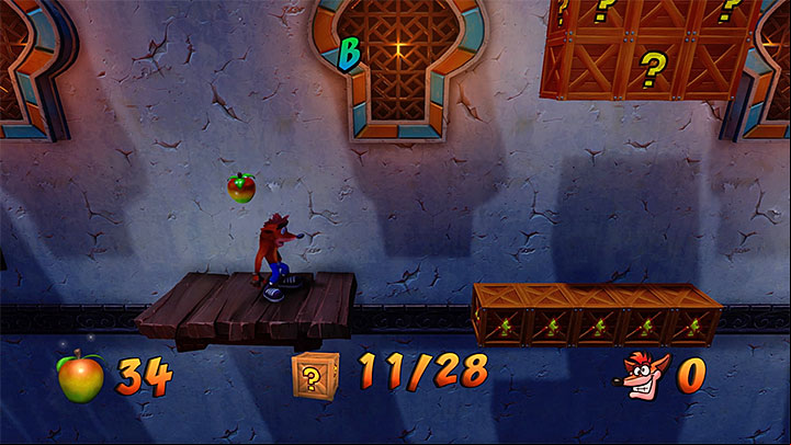 Explore the areas to the left of the point where you have returned from the Death Route - Flaming ion | Crash Bandicoot 3 | Levels - Crash Bandicoot 3 - Future location - Crash Bandicoot N. Sane Trilogy Game Guide