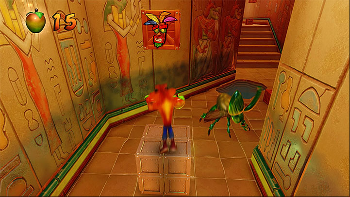 After you return to the main part of the tomb, move on - Tomb Wader | Crash Bandicoot 3 | Levels - Crash Bandicoot 3 - Egyptian location - Crash Bandicoot N. Sane Trilogy Game Guide