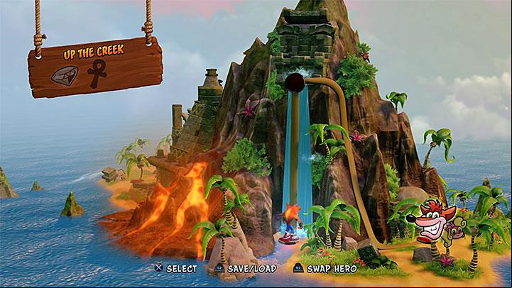 Display of Wumpa Island - Wumpa Island Description | Crash Bandicoot - Crash Bandicoot - Wumpa Island - Crash Bandicoot N. Sane Trilogy Game Guide