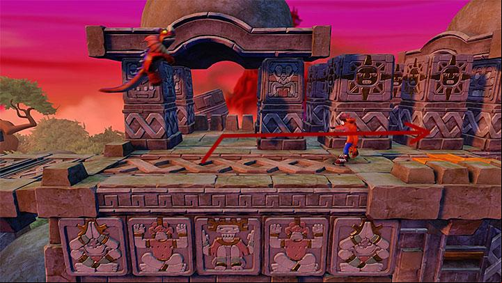 The portal leading to the bonus stage is connected to Nitrus Brio - The Lost City | Wumpa Island | Levels - Crash Bandicoot - Wumpa Island - Crash Bandicoot N. Sane Trilogy Game Guide