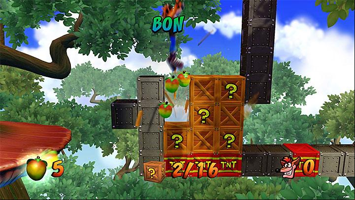 Once you get back to the main stage, go right - Sunset Vista | Wumpa Island | Levels - Crash Bandicoot - Wumpa Island - Crash Bandicoot N. Sane Trilogy Game Guide