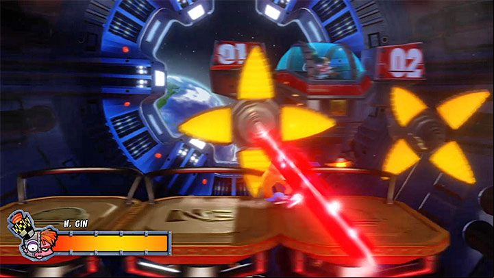 The battle against Nitrus Gin consists of three main phases - Mech Wrecked | Crash Bandicoot 2 Trophy Guide - Crash Bandicoot 2: Cortex Strikes Back - Crash Bandicoot N. Sane Trilogy Game Guide