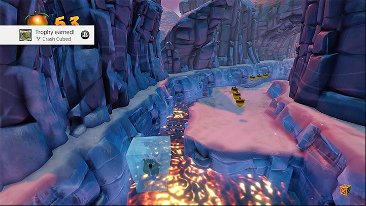 The protagonist has to land in the air hole and freeze to death (above picture) - Crash Cubed | Crash Bandicoot 2 Trophy Guide - Crash Bandicoot 2: Cortex Strikes Back - Crash Bandicoot N. Sane Trilogy Game Guide