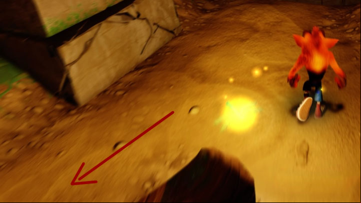 After completing the bonus round you can continue walking on the main path - Night Fight | Crash Bandicoot 2 | Levels - Crash Bandicoot 2 - High-Tech Warp Room - Crash Bandicoot N. Sane Trilogy Game Guide