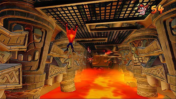 Having landed in a new part of the sewers, you are next to a checkpoint - Totally Fly | Crash Bandicoot 2 | Levels - Crash Bandicoot 2 - Secret levels - Crash Bandicoot N. Sane Trilogy Game Guide