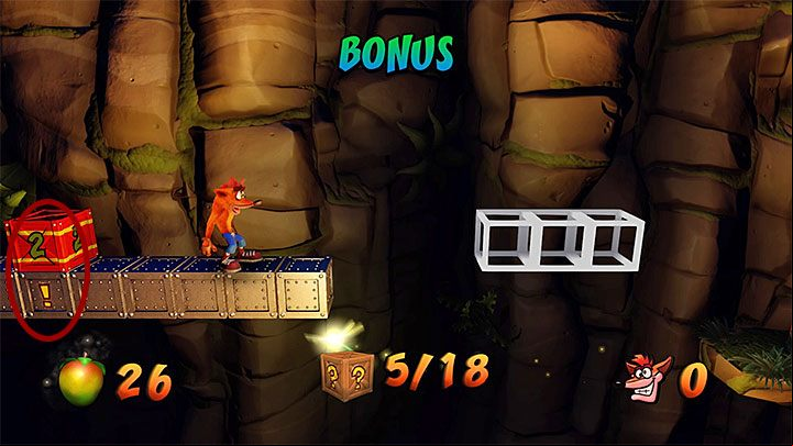 While travelling, youll see the plate with a question mark shown in the picture 1 - Totally Fly | Crash Bandicoot 2 | Levels - Crash Bandicoot 2 - Secret levels - Crash Bandicoot N. Sane Trilogy Game Guide