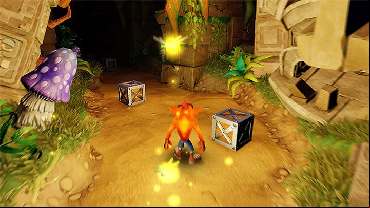 The final part of the said level, shown in the picture above, is the hardest - Totally Fly | Crash Bandicoot 2 | Levels - Crash Bandicoot 2 - Secret levels - Crash Bandicoot N. Sane Trilogy Game Guide