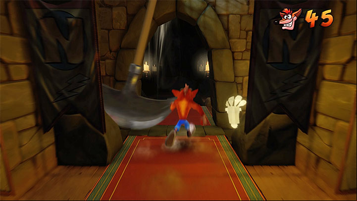 Follow the main corridor, where there are many jumps to take - Lights Out | Cortex Island | Levels - Crash Bandicoot - Cortex Island - Crash Bandicoot N. Sane Trilogy Game Guide
