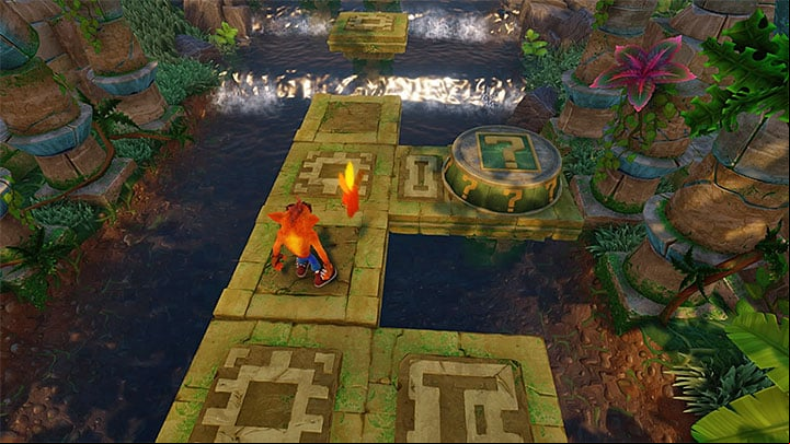 Start this stage once again and this time around, after you reach the first checkpoint, use the jetboard - Air Crash | Crash Bandicoot 2 | Levels - Crash Bandicoot 2 - Ice Warp Room - Crash Bandicoot N. Sane Trilogy Game Guide