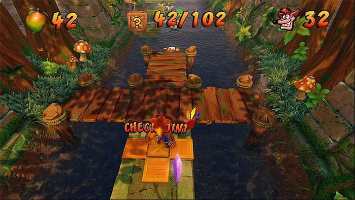 After you return to the main river, head on - Air Crash | Crash Bandicoot 2 | Levels - Crash Bandicoot 2 - Ice Warp Room - Crash Bandicoot N. Sane Trilogy Game Guide
