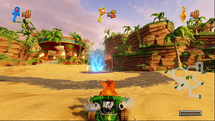 After finishing them, the race against the boss - Ripper Roo, will be unlocked - Adventure Mode in Crash Team Racing Nitro-Fueled - Game modes - Crash Team Racing Nitro-Fueled Guide