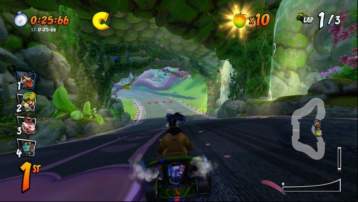 The letter R is on a hill at the end of the route - CTR Mode - Crash Team Racing in Crash Team Racing Nitro-Fueled - Game modes - Crash Team Racing Nitro-Fueled Guide